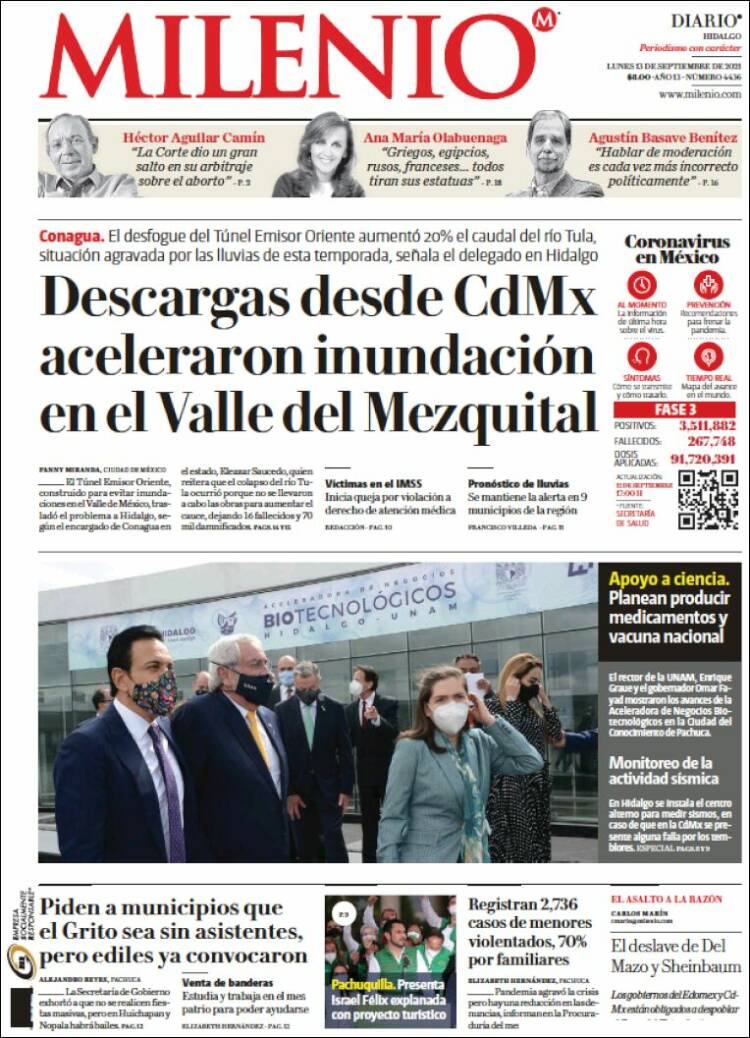 Portada de Milenio de Hidalgo (M&eacute;xico)