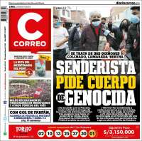 Portada de Diario Correo (Peru)