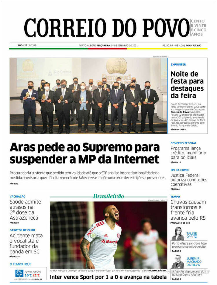 Portada de Correio Do Povo (Brasil)