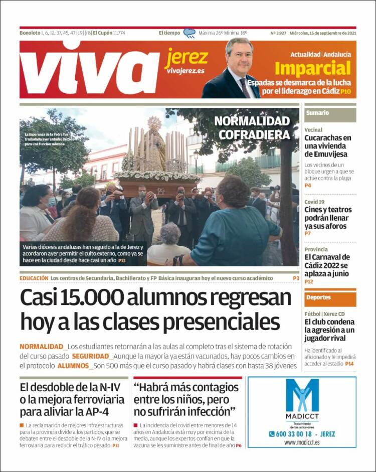 Portada de Información - Jerez (España)