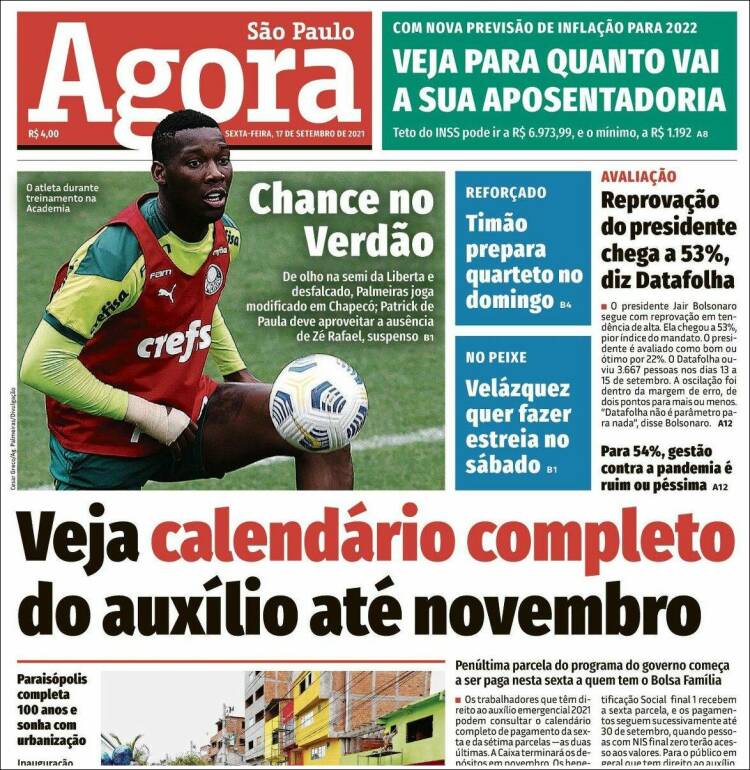 Portada de Jornal Agora (Brasil)