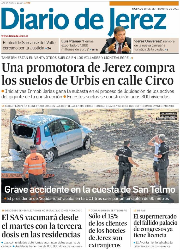 Portada de Diario de Jerez (España)