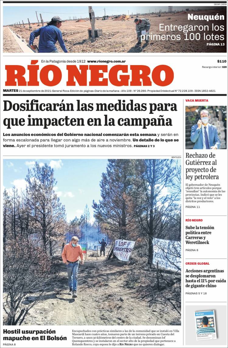 Portada de Rio Negro (Argentina)