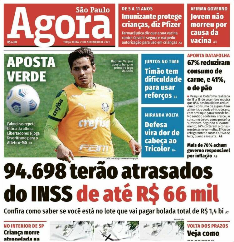 Portada de Jornal Agora (Brasil)