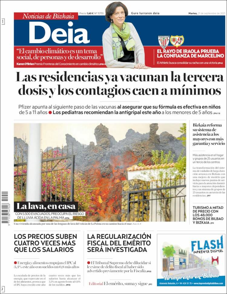 Portada de Deia (España)