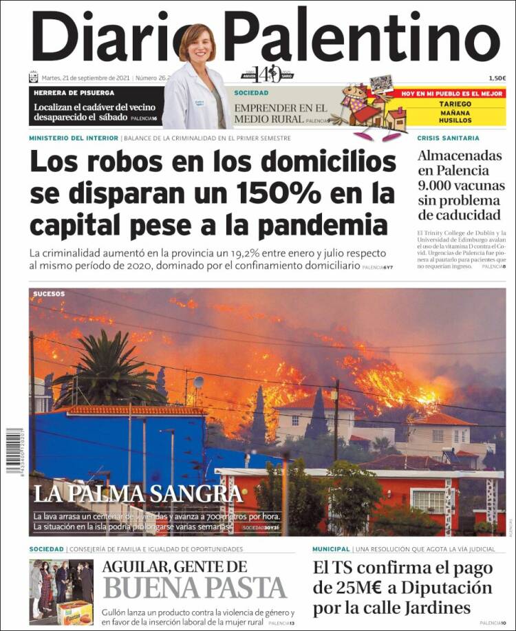 Portada de Diario Palentino (Spain)