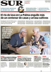 Portada de Diario el Sur (España)