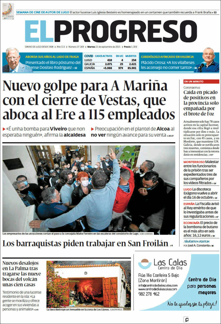 Portada de El Progreso (Spain)