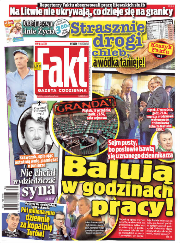 Portada de Fakt (Pologne)
