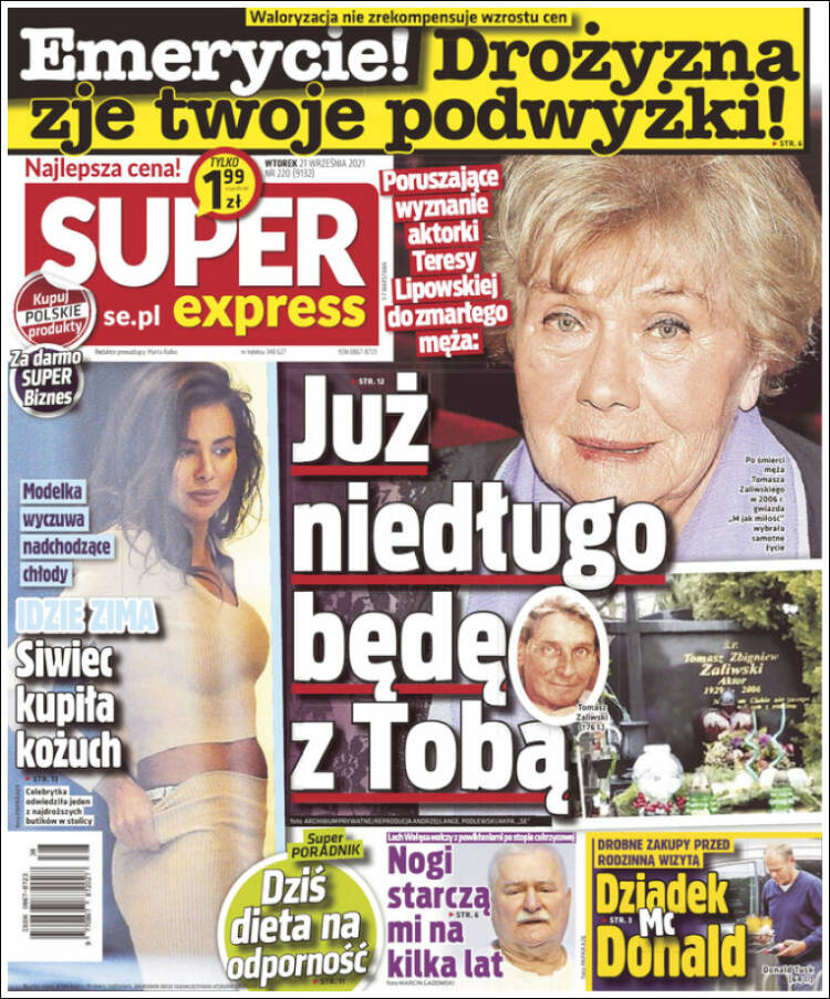 Portada de Super Express (Pologne)
