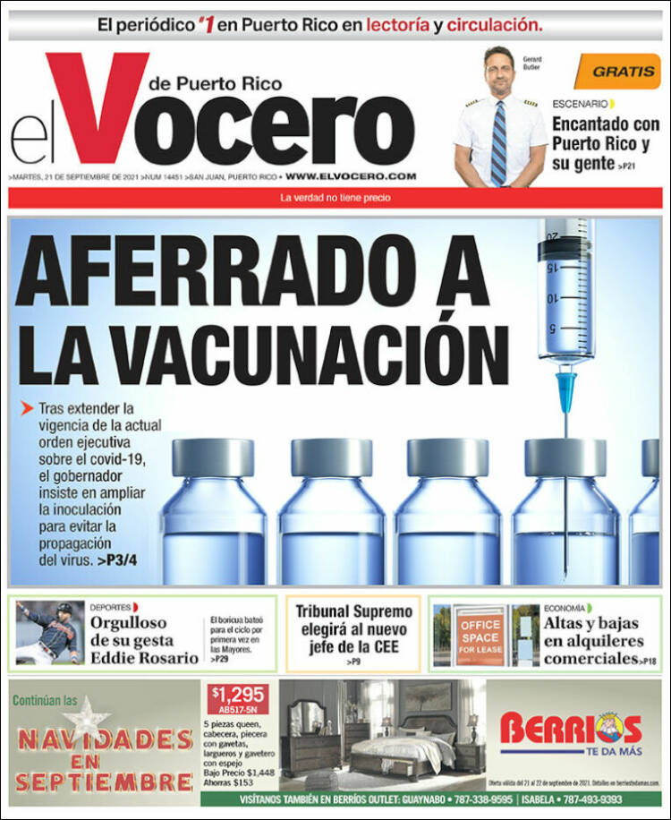 Portada de Vocero (Puerto Rico)