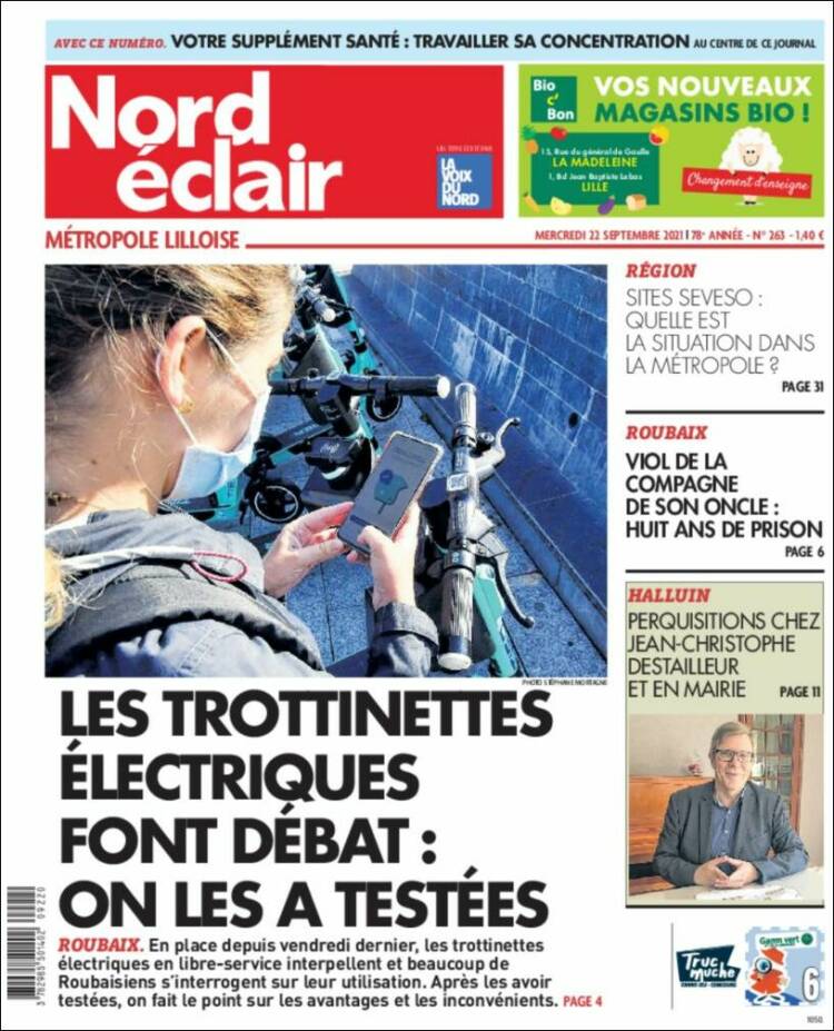 Portada de Nord Éclair (Francia)