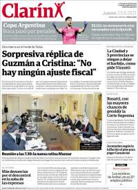 Portada de Clarín (Argentina)