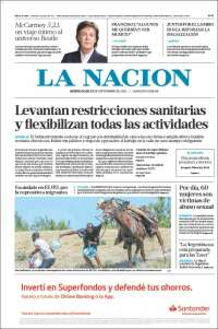 Portada de La Nación (Argentine)