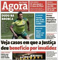 Portada de Jornal Agora (Brésil)