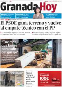 Portada de Granada Hoy (España)