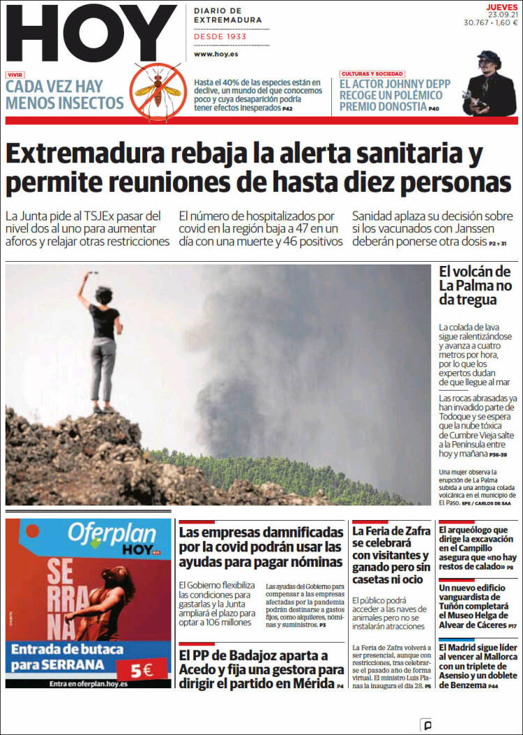 Portada de Hoy - Caceres (Spain)