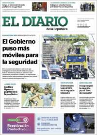 Portada de Diario de la República (Argentina)