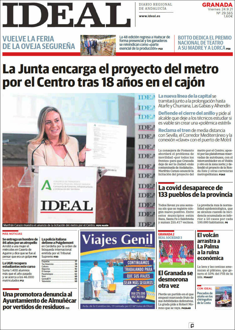 Portada de Ideal (España)