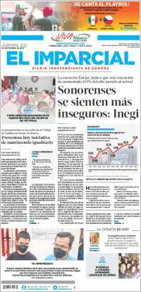 Portada de El Imparcial (México)