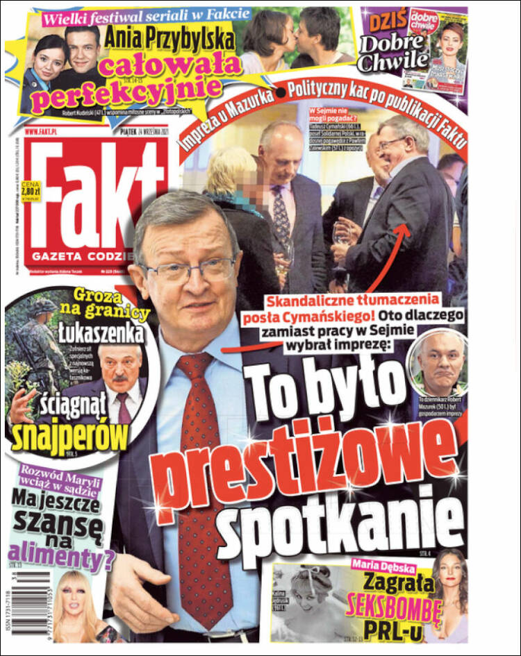 Portada de Fakt (Polonia)