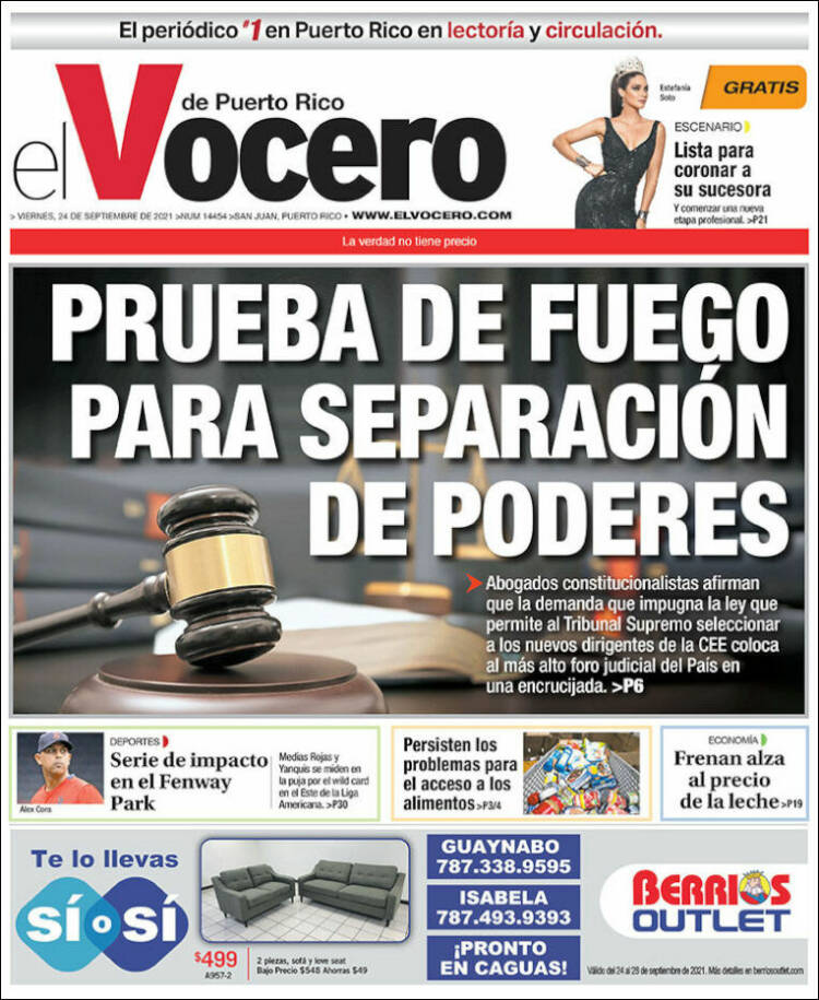 Portada de Vocero (Puerto Rico)
