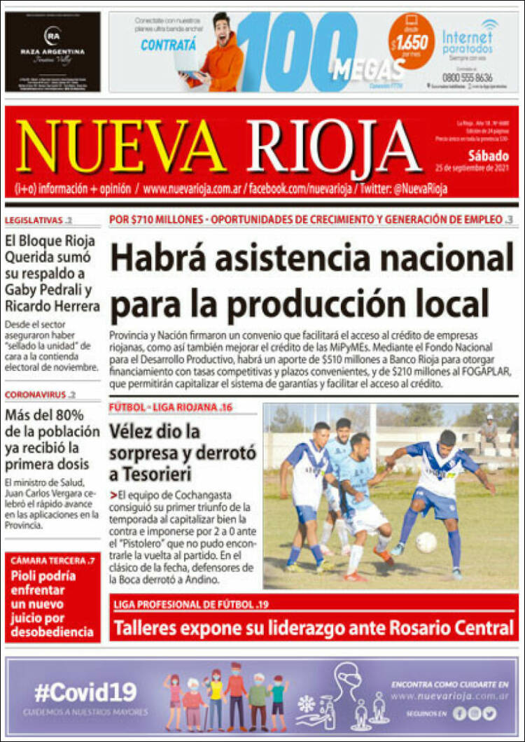 Portada de Nueva Rioja (Argentina)