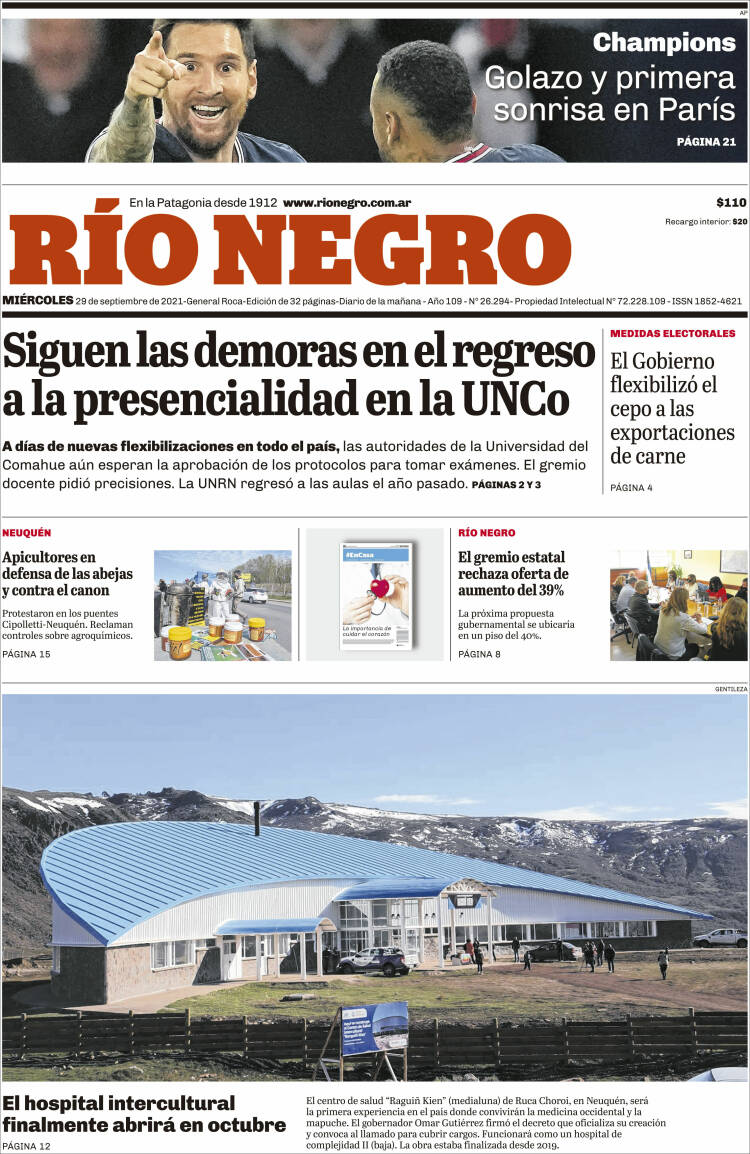 Portada de Rio Negro (Argentine)