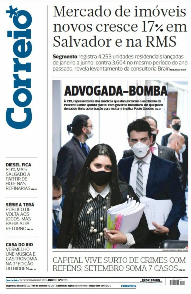 Portada de Correio* (Brasil)