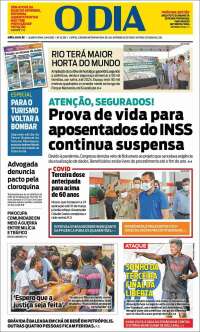 Portada de O Dia (Brasil)