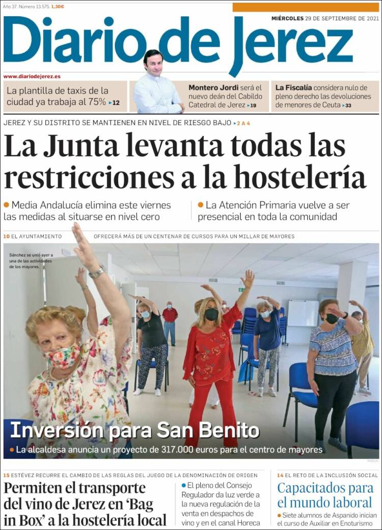 Portada de Diario de Jerez (España)