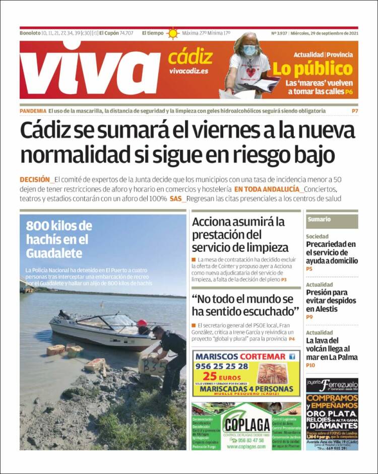 Portada de Información - Cadiz (España)