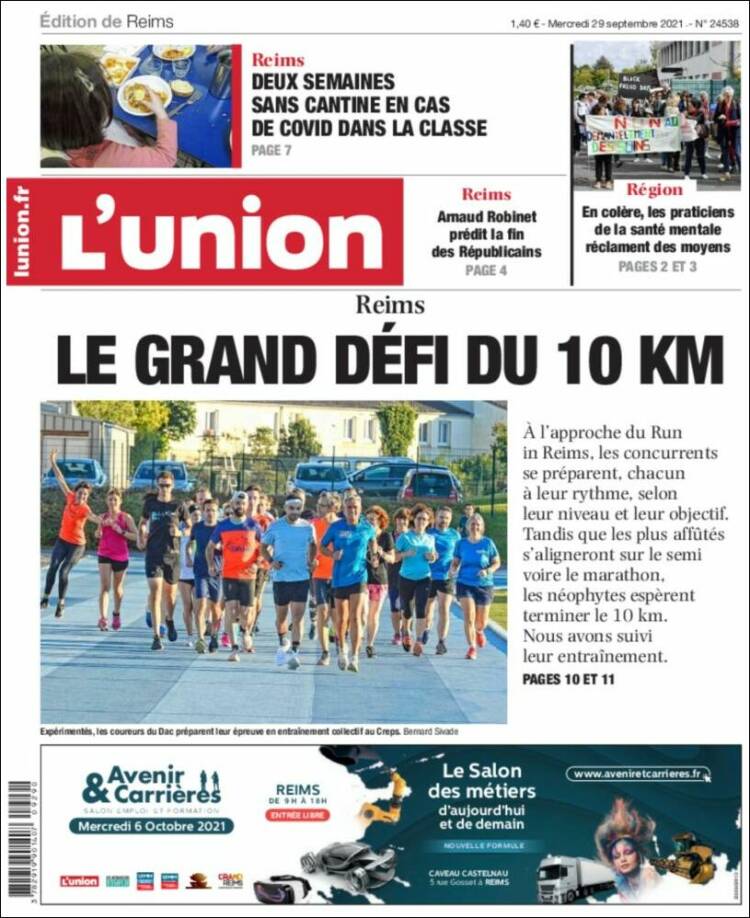 Portada de L'Union (France)