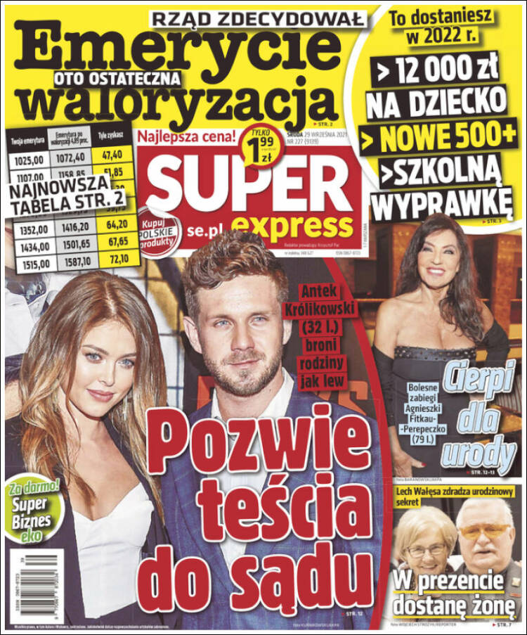 Portada de Super Express (Pologne)