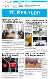 Portada de El Heraldo de Concordia (Argentina)