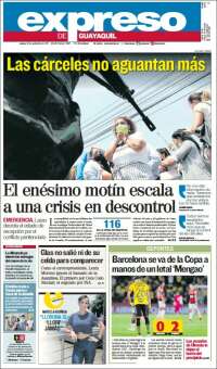 Portada de Expreso (Ecuador)