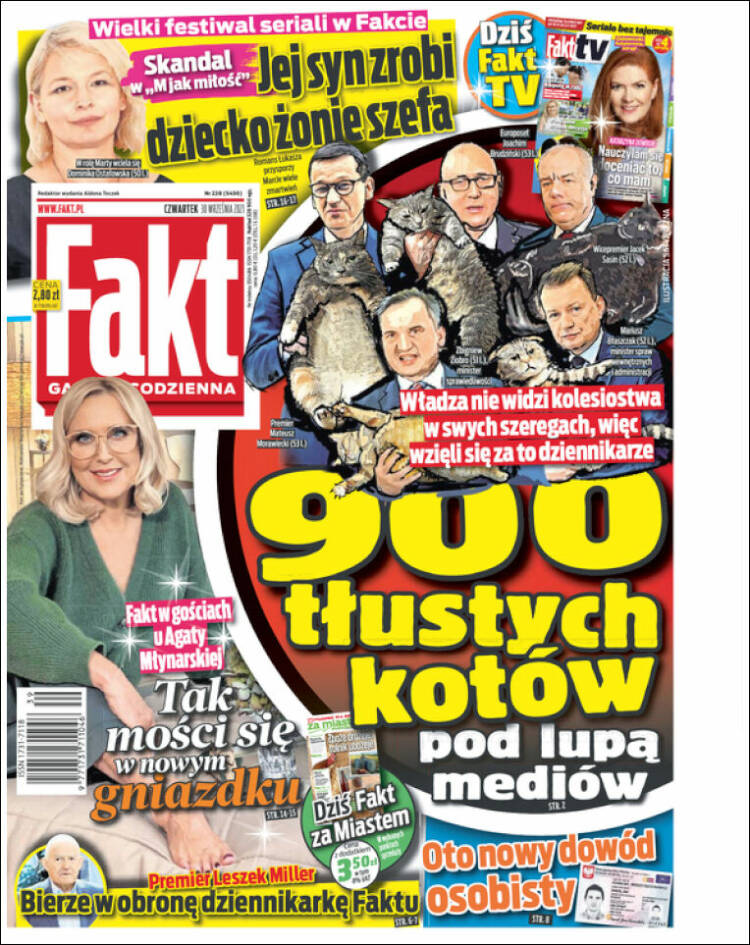 Portada de Fakt (Polonia)