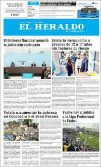 Portada de El Heraldo de Concordia (Argentine)
