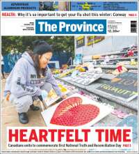 Portada de The Province (Canadá)