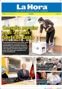 Portada de La Hora - Ecuador (Ecuador)