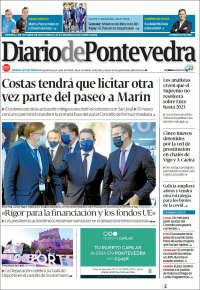 Portada de Diario de Pontevedra (España)