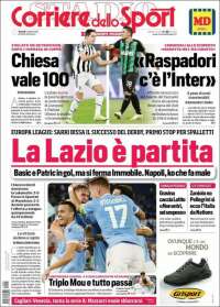 Portada de Corriere dello Sport (Italie)