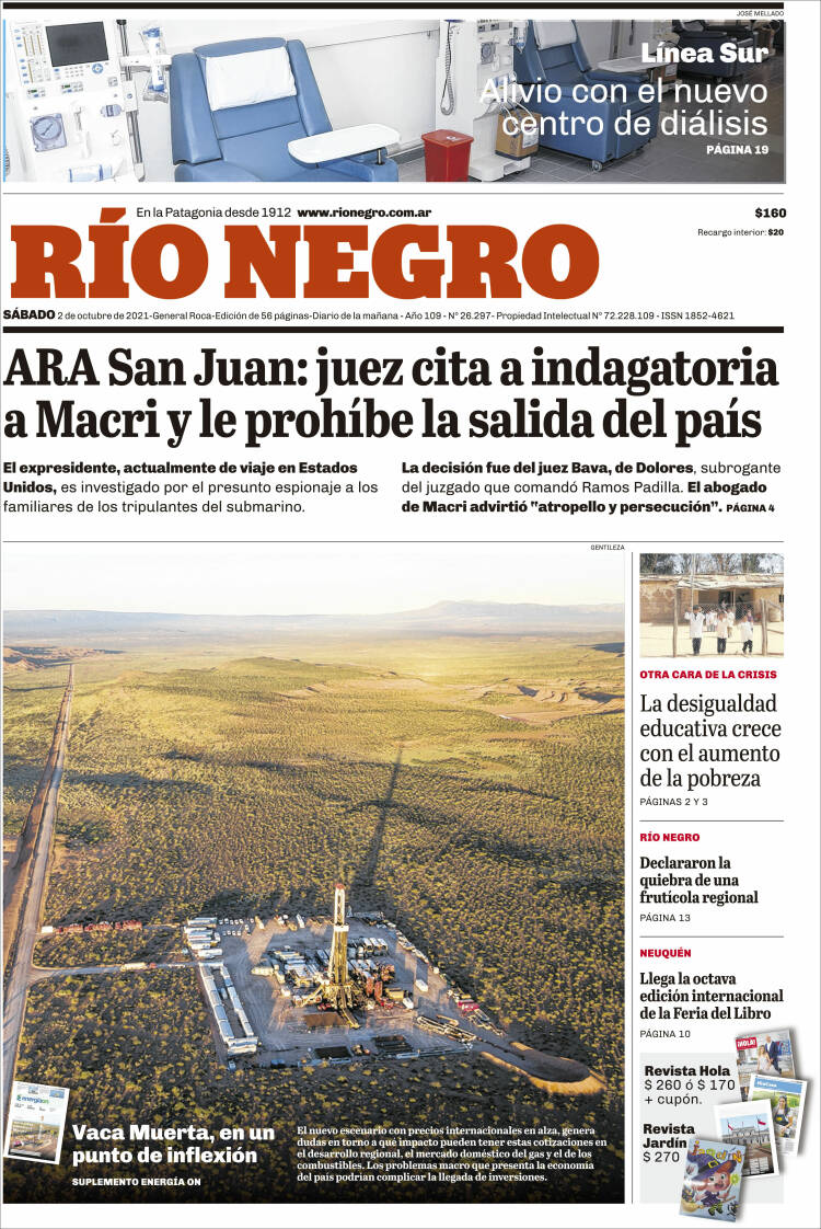 Portada de Rio Negro (Argentina)