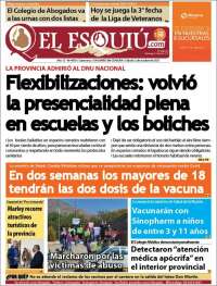 Portada de El Esquiu (Argentina)