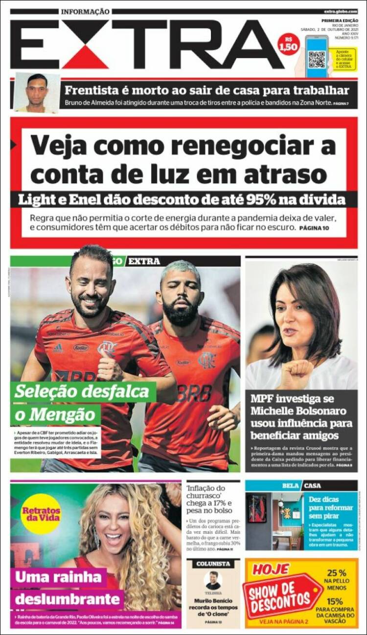 Portada de Extra (Brasil)