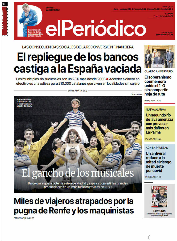 Portada de El Periódico (Espa&ntilde;a)