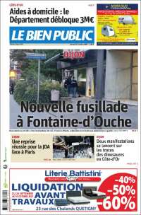Portada de Le Bien Public (Francia)
