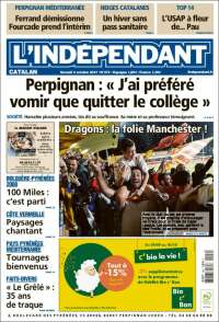 Portada de Le Indépendant (Francia)