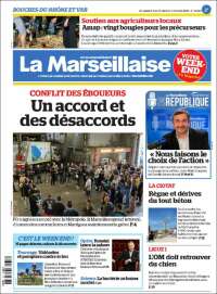 Portada de La Marseillaise (Francia)