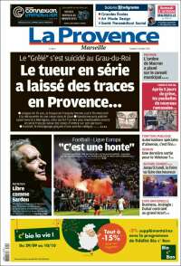 Portada de La Provence (Francia)